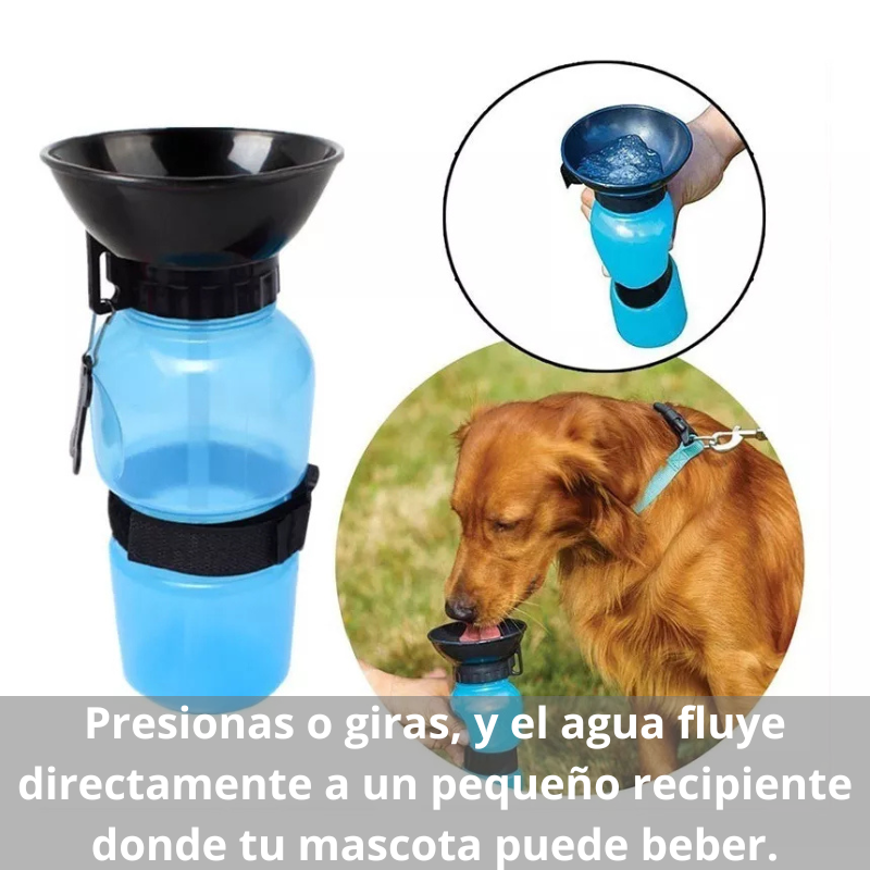 C - Botella de agua portátil para mascota